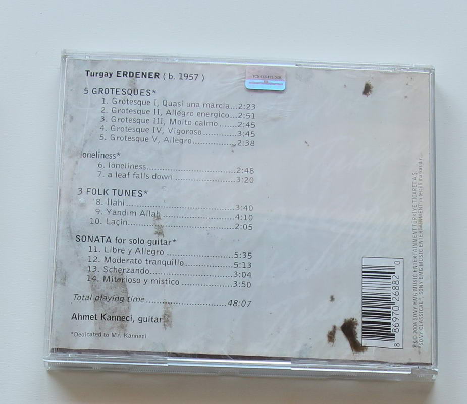Ahmet Kanneci - Plays Turgay Erdener Arka