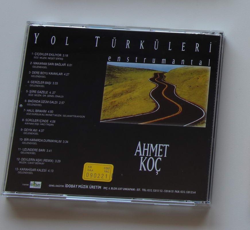 Ahmet Koç - Yol Türküleri Arka