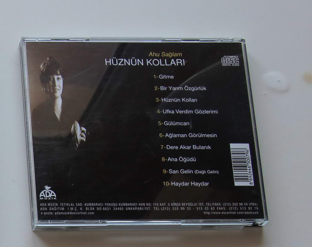 Ahu Sağlam - Hüznün Kolları Arka