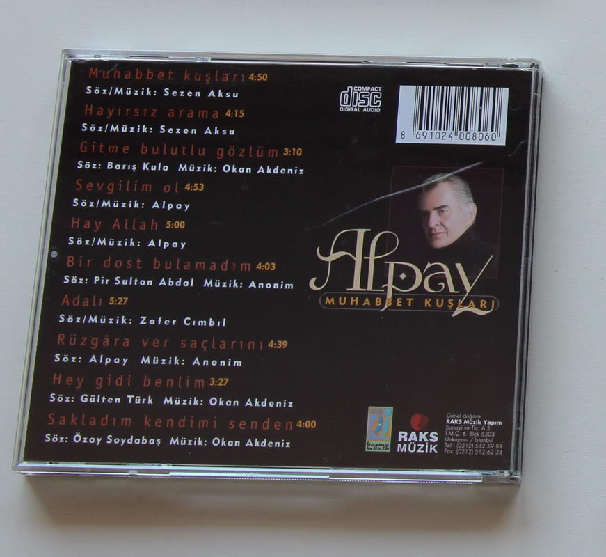 Alpay - Muhabbet Kuşları Arka
