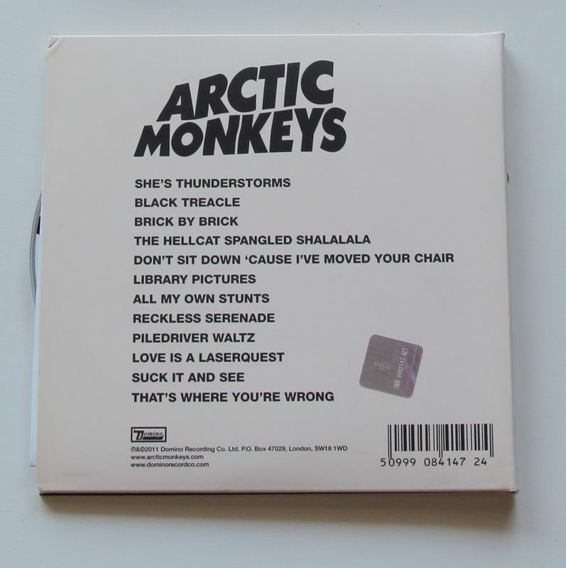 Arctic Monkeys - Suck it and see Arka