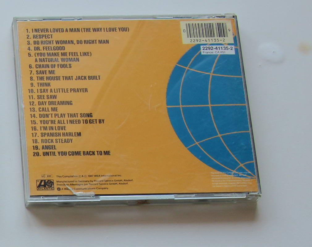 Aretha Franklin - Greatest Hits Arka