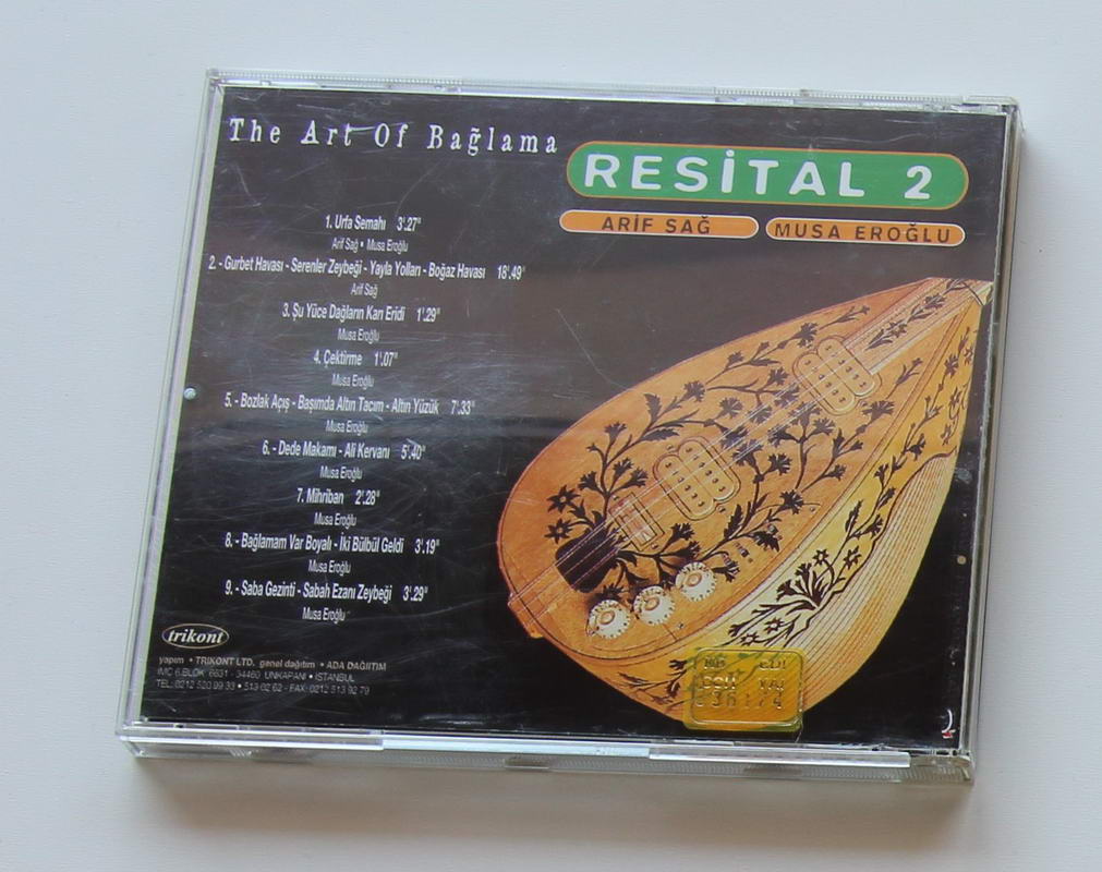 Arif Sağ & Musa Eroğlu - Resitaller 2 Arka