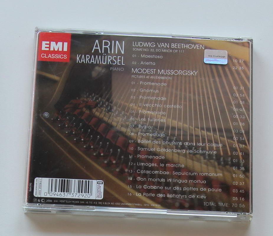 Arin Karamürsel - Ludving Van Beethoven / Modest Mussorgsky Arka