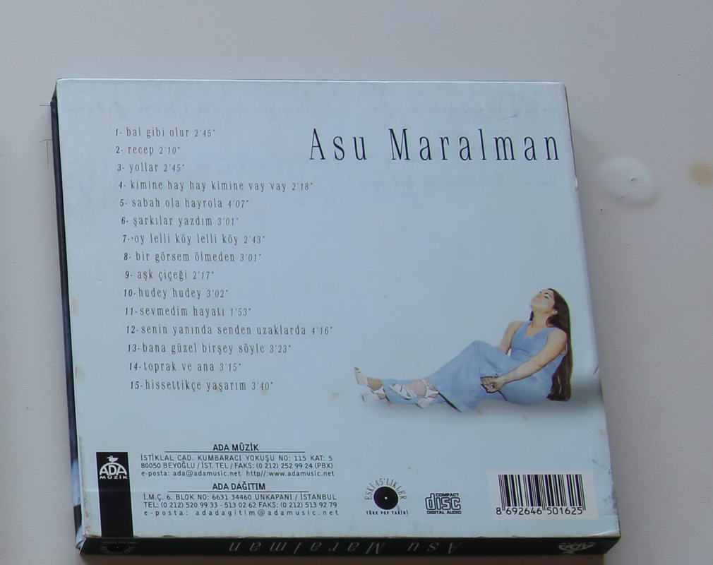 Asu Maralman - Eski 45 likler Arka