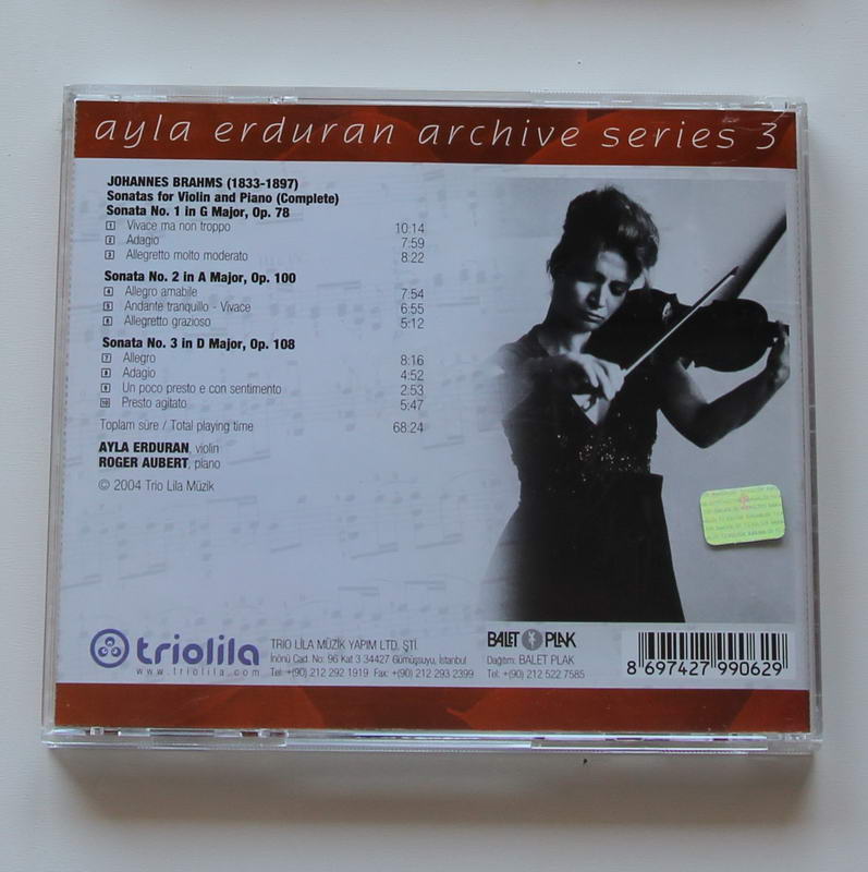 Ayla Erduran - Archive Series 4 Arka