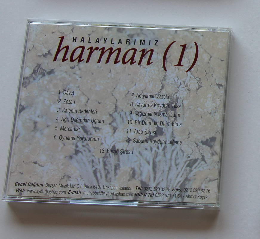 Aynur Haşhaş - Harman 1 Arka