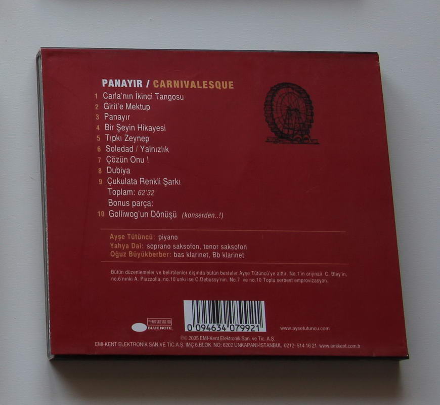 Ayşe Tütüncü Trio - Panayır Arka