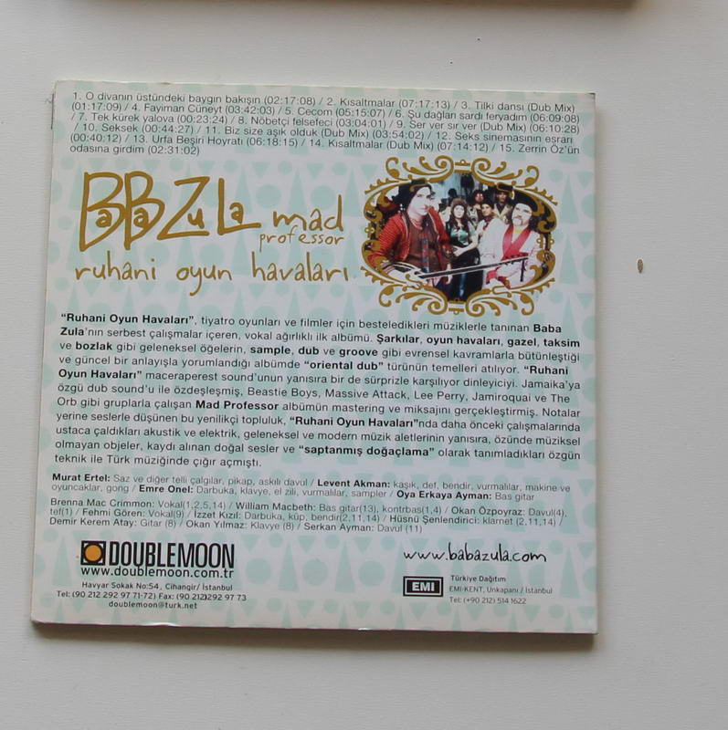 Babazula - Ruhani Oyun Havaları Arka