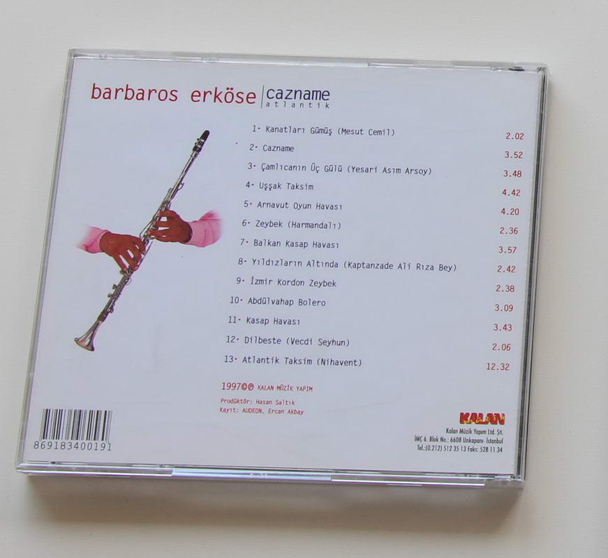 Barbaros Erköse - Cazname Atlantik Arka