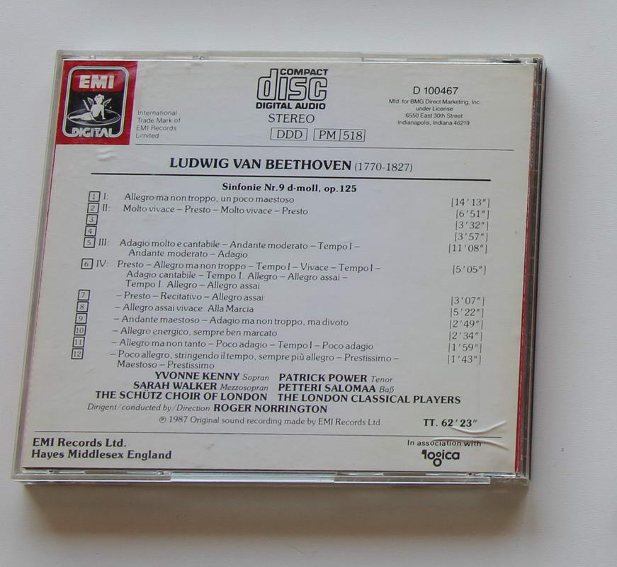 Beethoven - Symphony 9 Arka