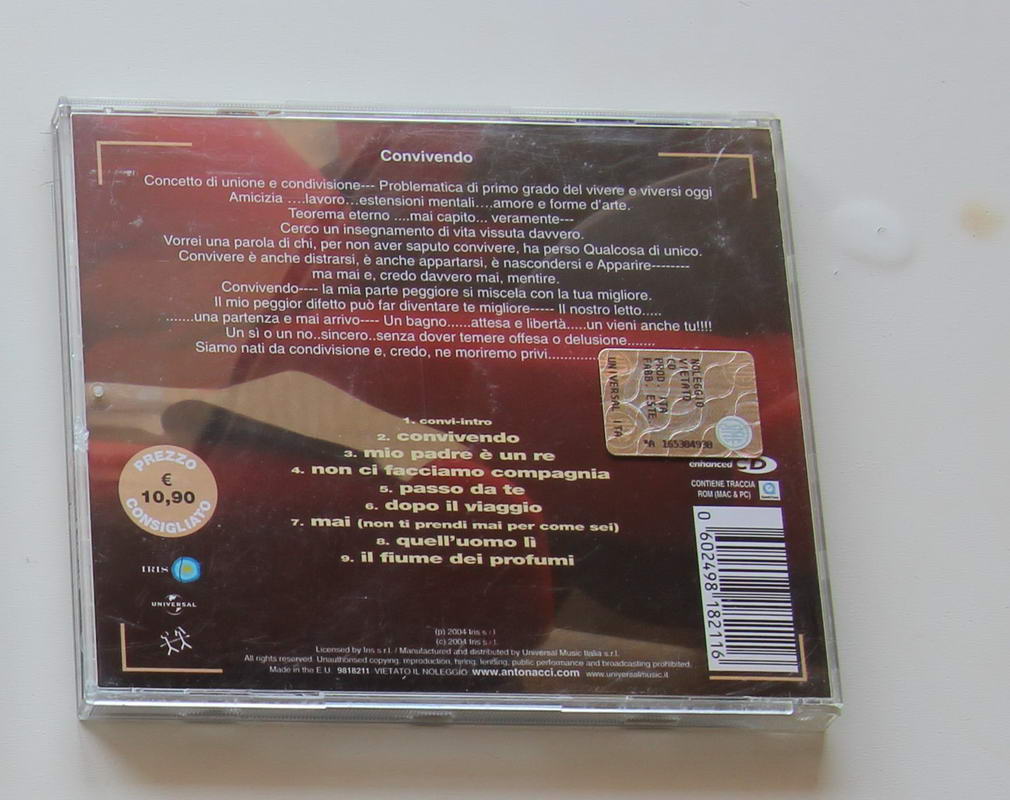 Biagio Antonacci - Convivendo Arka