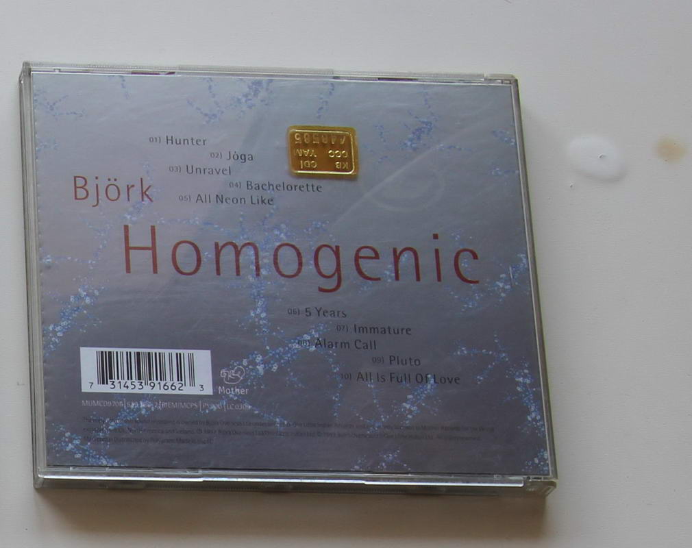 Björk - Homogenic Arka