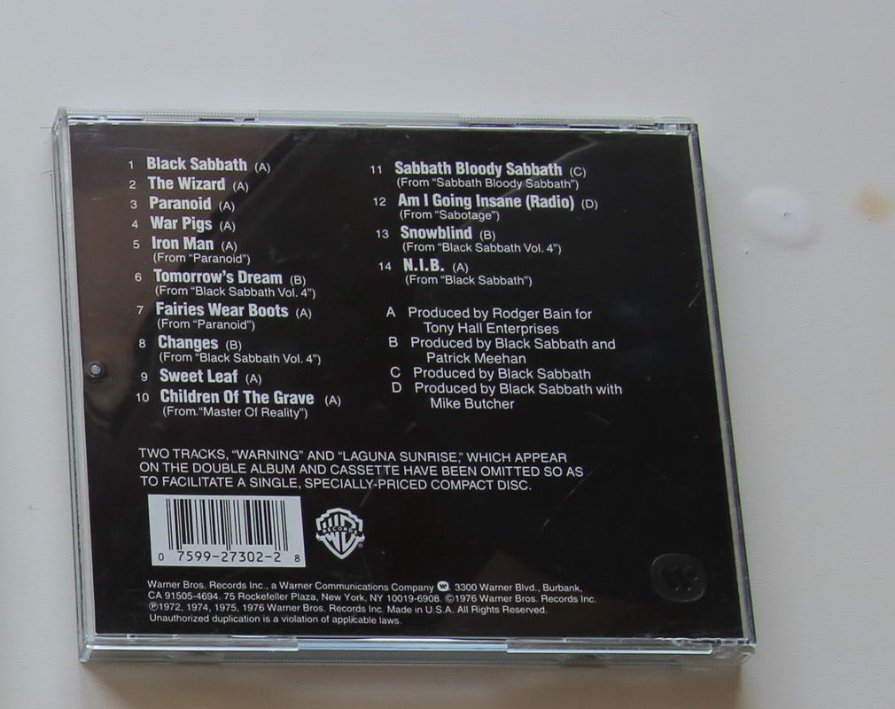 Black Sabbath - We Sold Our Soul For Rock N Roll Arka