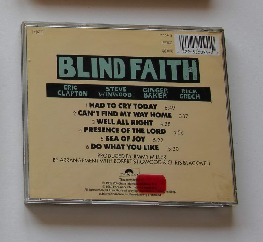 Blind Faith - Blind Faith Arka