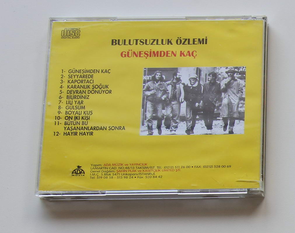 Bulutsuzluk Özlemi - Güneşimden Kaç Arka