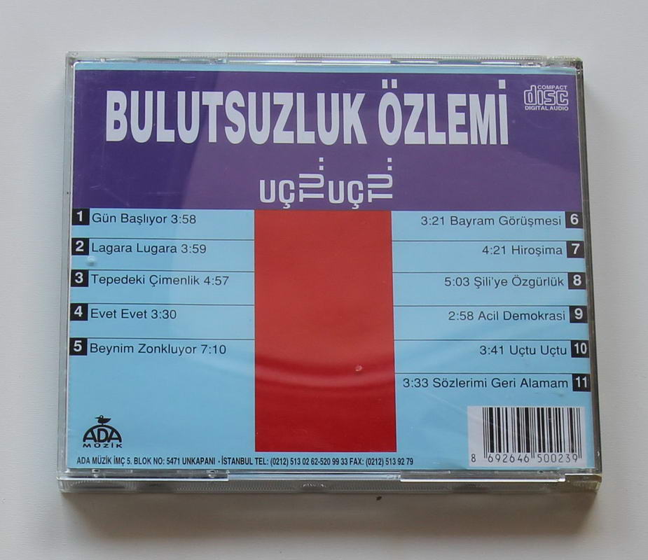 Bulutsuzluk Özlemi - Uçtu...Uçtu... Arka