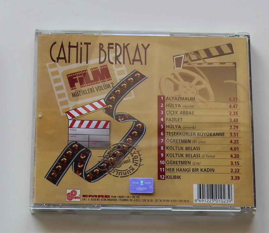 Cahit Berkay - Film Müzikleri Volüm 2 Arka