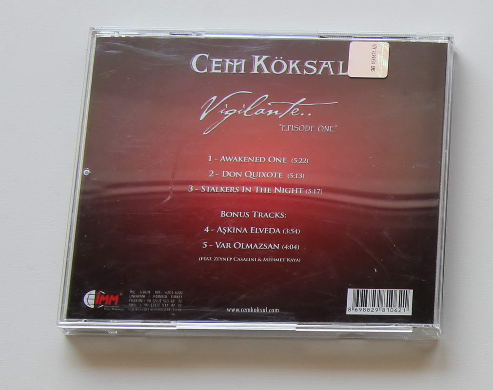 Cem Köksal - Vigilante.. Episode One Arka