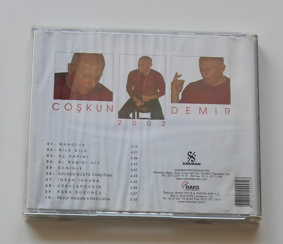 Coşkun Demir - Coşkun Demir 2002 Arka