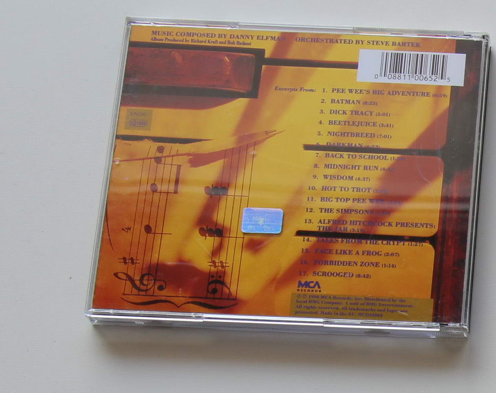Danny Elfman - Music for a Darkened Theatre Arka
