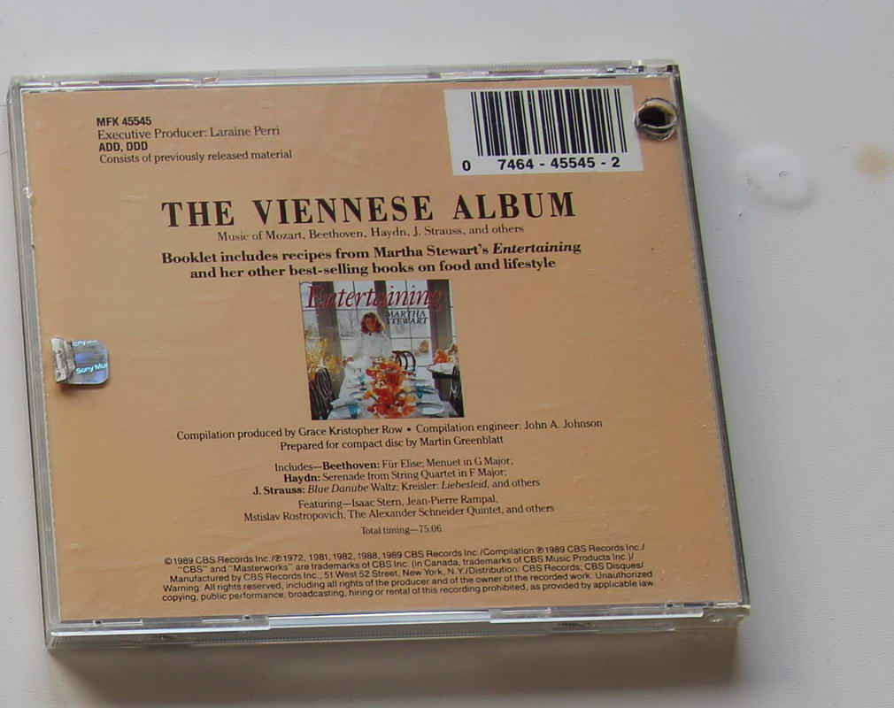 Dinner Classics - The Viennese Album Arka