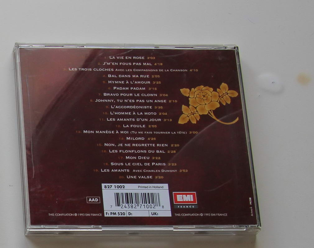 Edith Piaf - 30E Anniversaire Arka