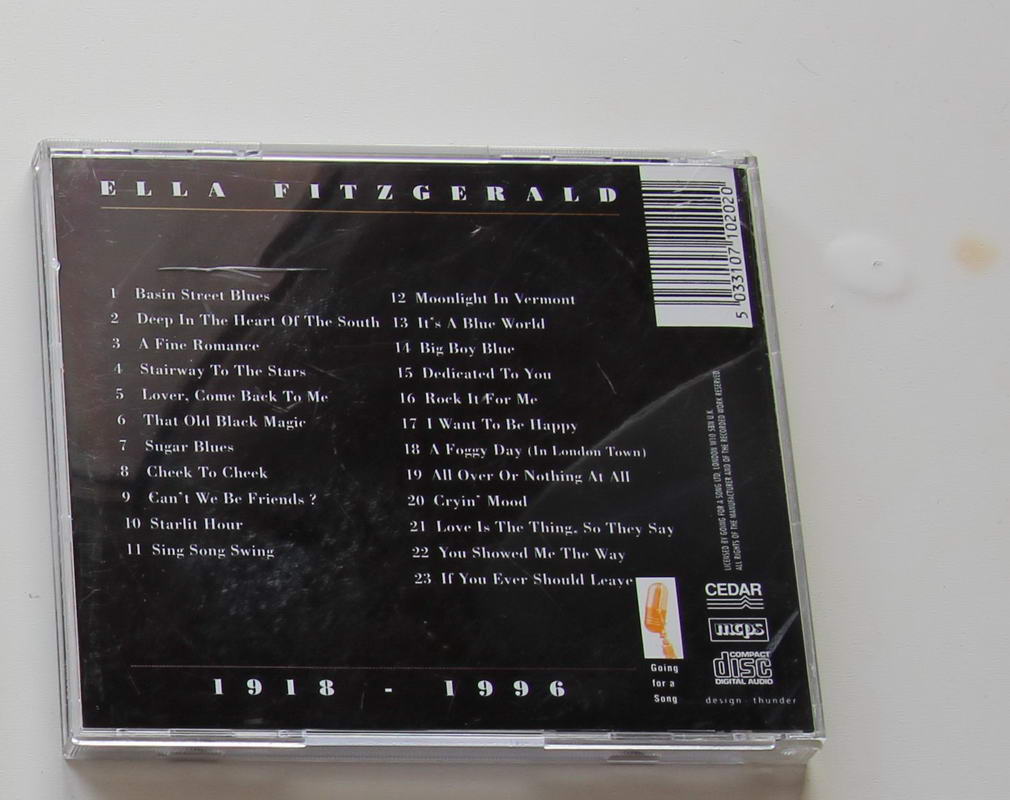 Ella Fitzgerald - 1918 - 1996 Arka