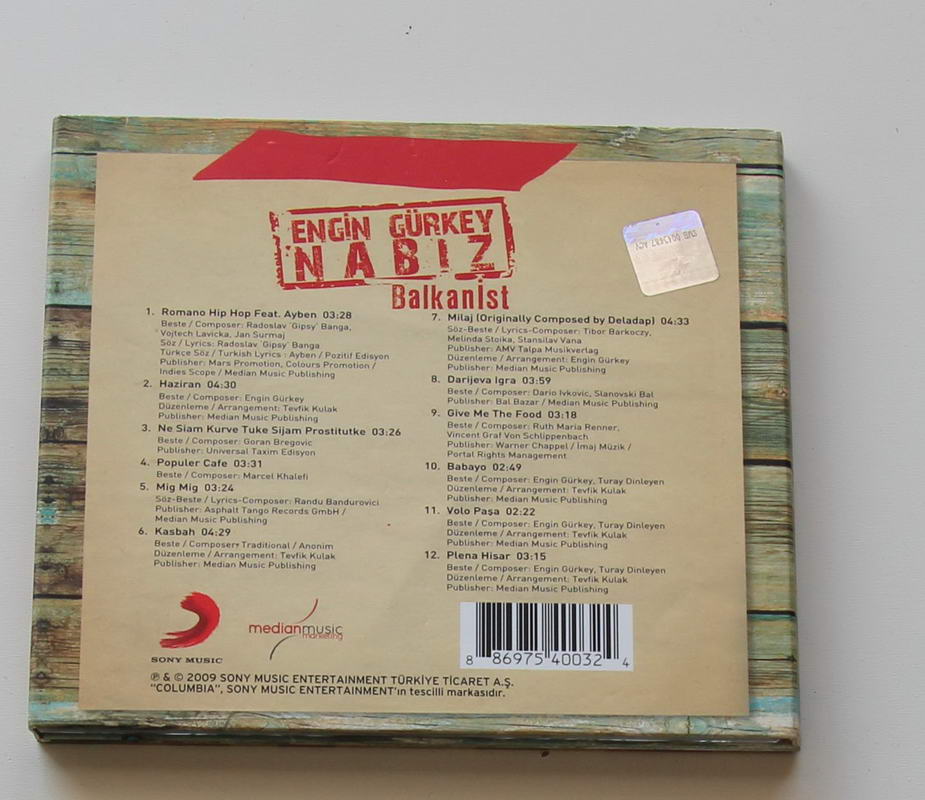 Engin Gürkey / Nabız - Balkanist Arka