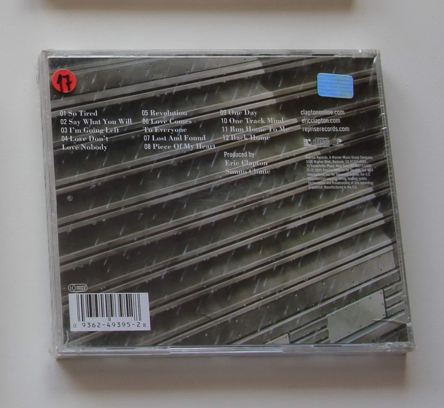 Eric Clapton - Back Home Arka