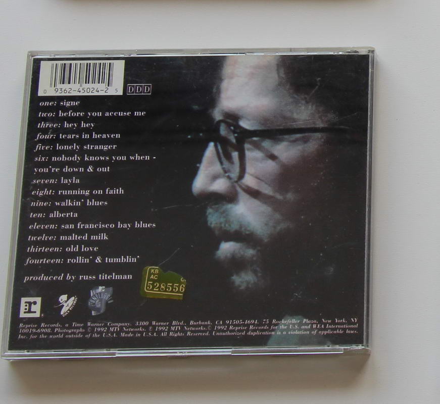 Eric Clapton - Unplugged Arka