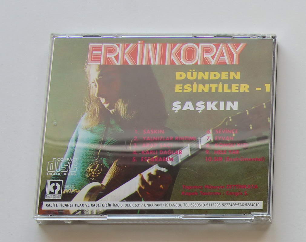 Erkin Koray - Dünden Esintiler 1 - Şaşkın Arka
