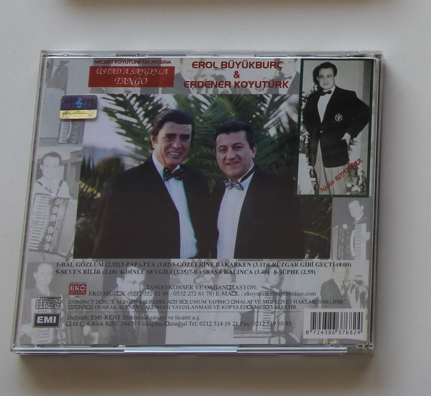 Erol Büyükburç & Erdener Koyutürk - Üstada SaygIyla Tango Arka