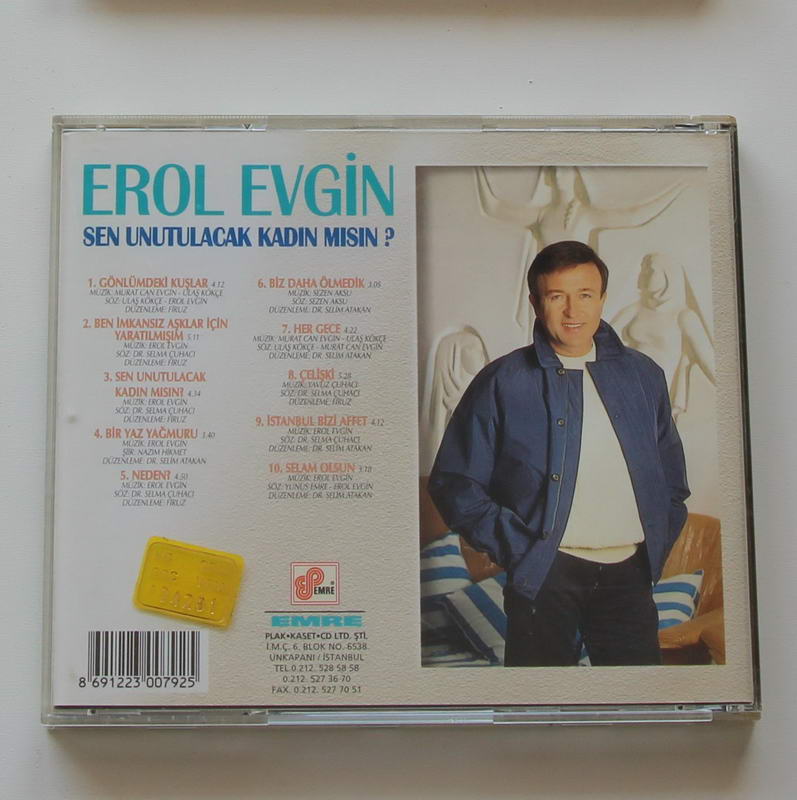 Erol Evgin - Sen Unutulacak Kadın Mısın? Arka