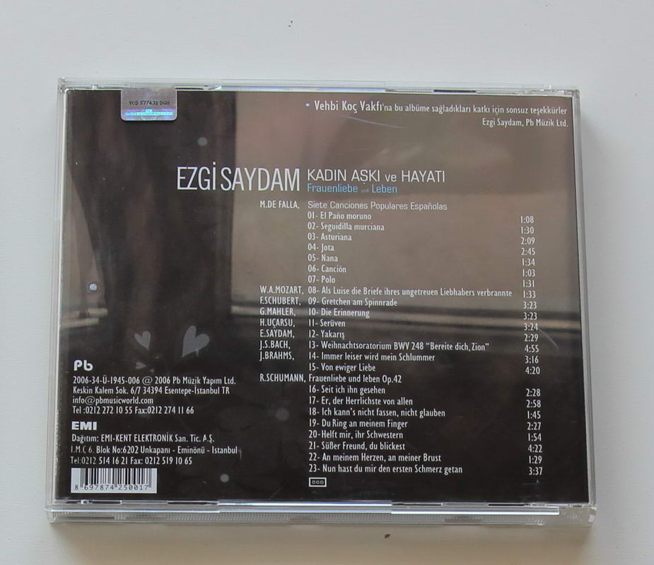 Ezgi Seydam - Kadın Aşkı ve Hayatı Arka