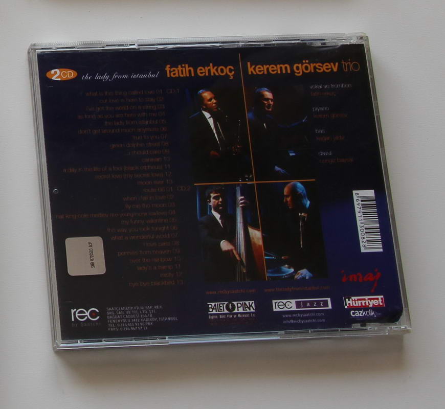 Fatih Erkoç & Kerem Görsev Trio - The Lady From İstanbul Arka