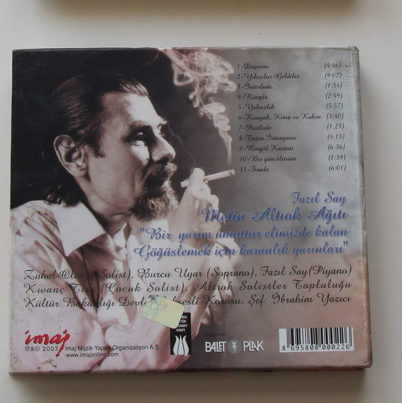 Fazıl Say - Metin Altıoklar Ağıtı Arka