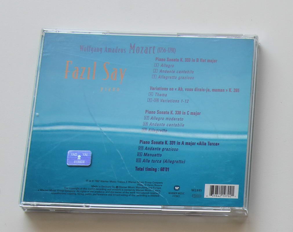 Fazıl Say - Mozart Arka
