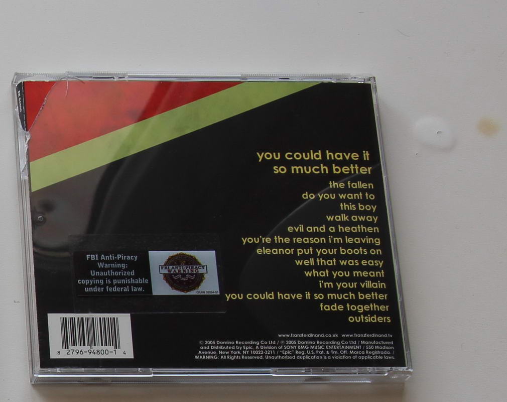 Franz Ferdinand - You Could Have It So Much Better Arka