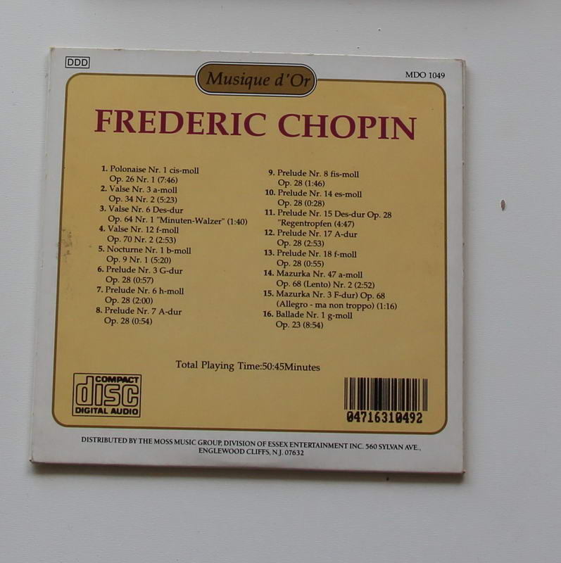 Frederic Chopin - Ida Czernecka, Klavier Arka