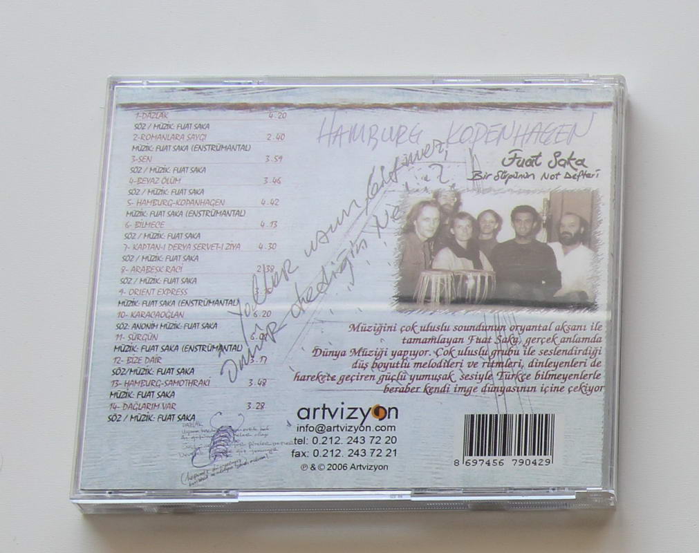 Fuat Saka - Bir Sürgünün Not Defteri Arka