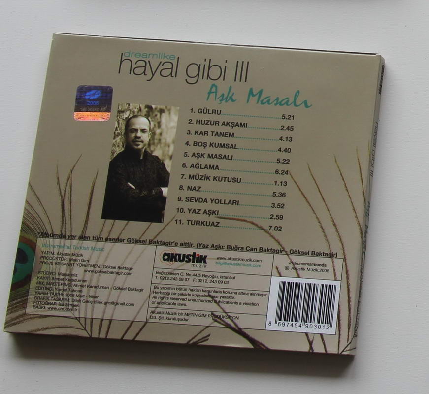 Göksel Baktagir - Hayalgibi 3 Arka