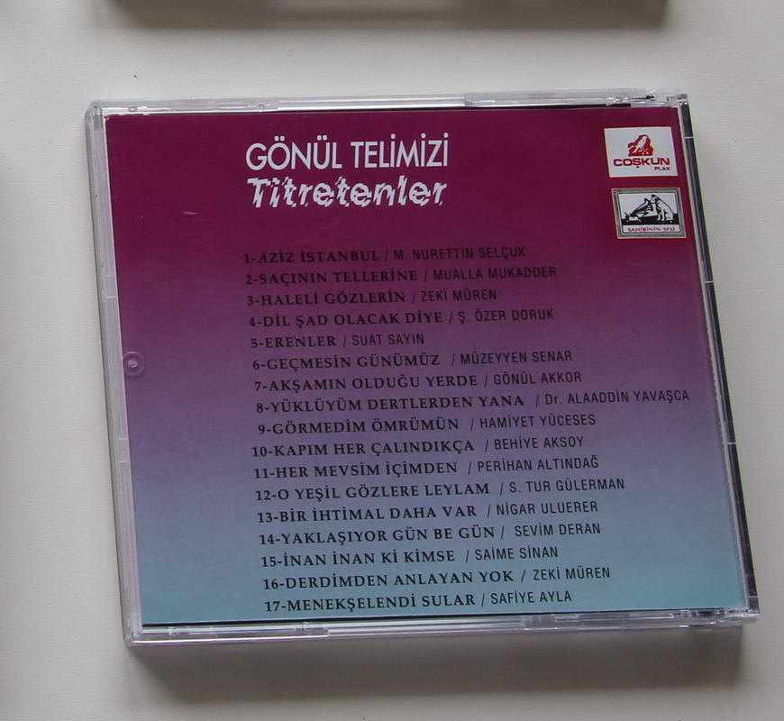Gönül Telimizi Titretenler - Gönül Telimizi Titretenler Arka