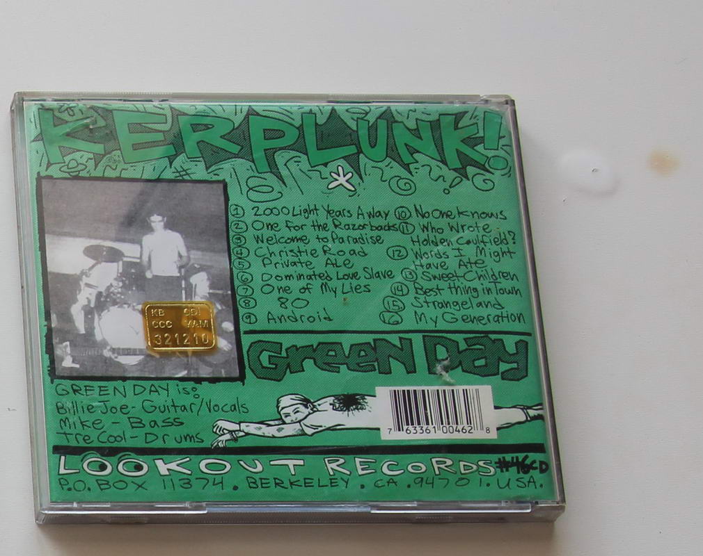 Green Day - Kerplunk! Arka