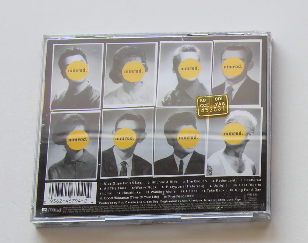 Green Day - Nimrod. Arka