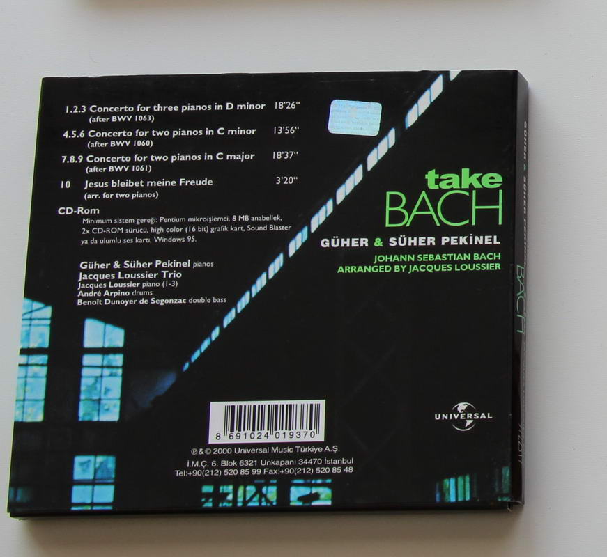 Güher Süher Pekinel - Take Bach Arka