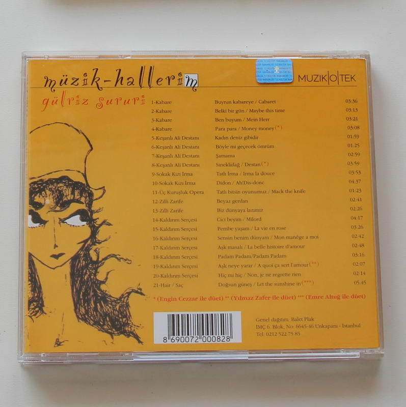 Gülriz Sururi - Müzik Hallerim Arka