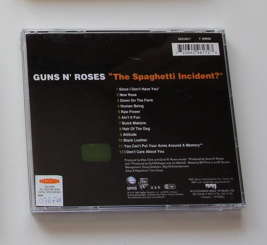 Guns N Roses - The Spaghetti Incident? Arka