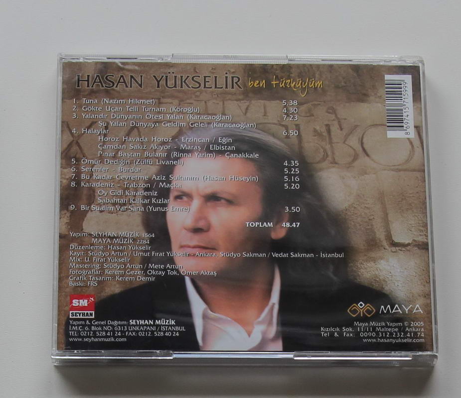 Hasan Yükselir - Ben Türküyüm Arka