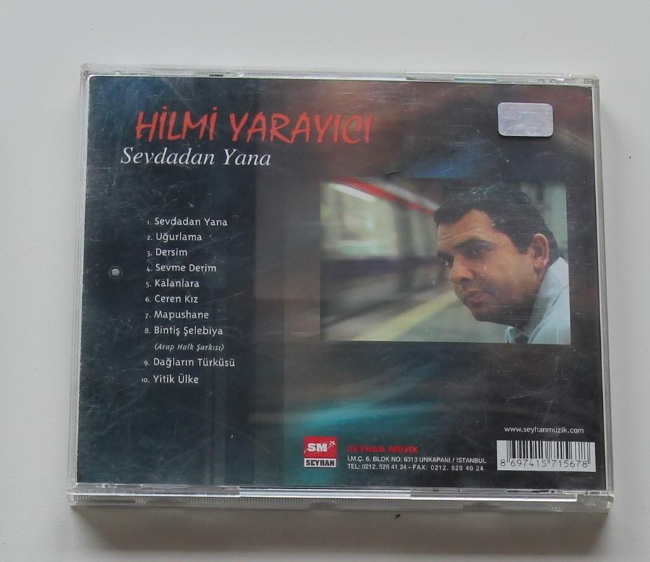 Hilmi Yarayıcı - Sevdadan Yana  Arka